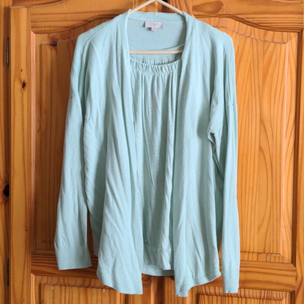 Light green twinset